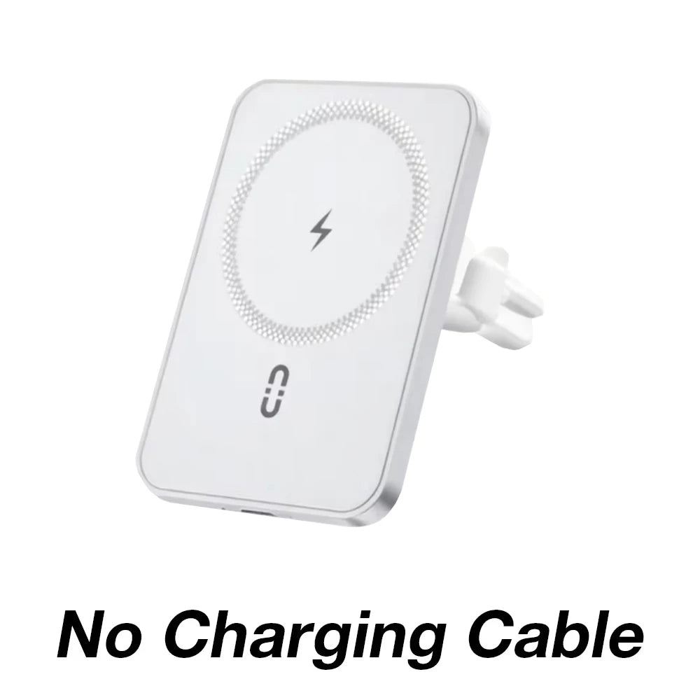 100W Car Magnetic Wireless Charger Air Vent Phone Holder Stand For Magsafe iPhone 16 15 14 13 12 Pro Max XS 11 Fast Charging Pad